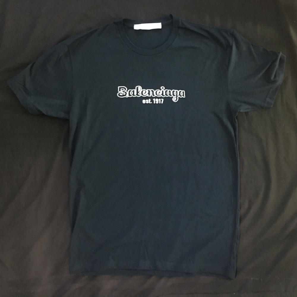 Balenciaga Tee in Navy